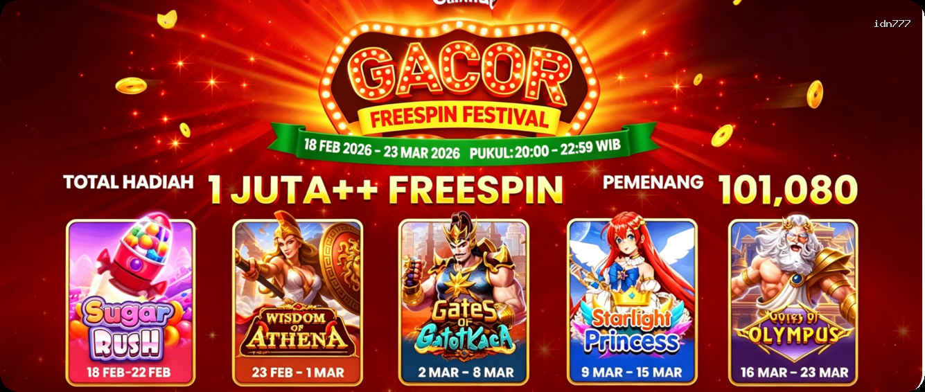 Login idn777 Sekarang Bonus Melimpah